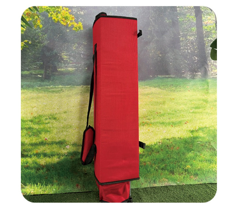 Portable Folding Camping Chair with Beech Wood Armrests – Outdoor Leisure Beach & Fishing Seat