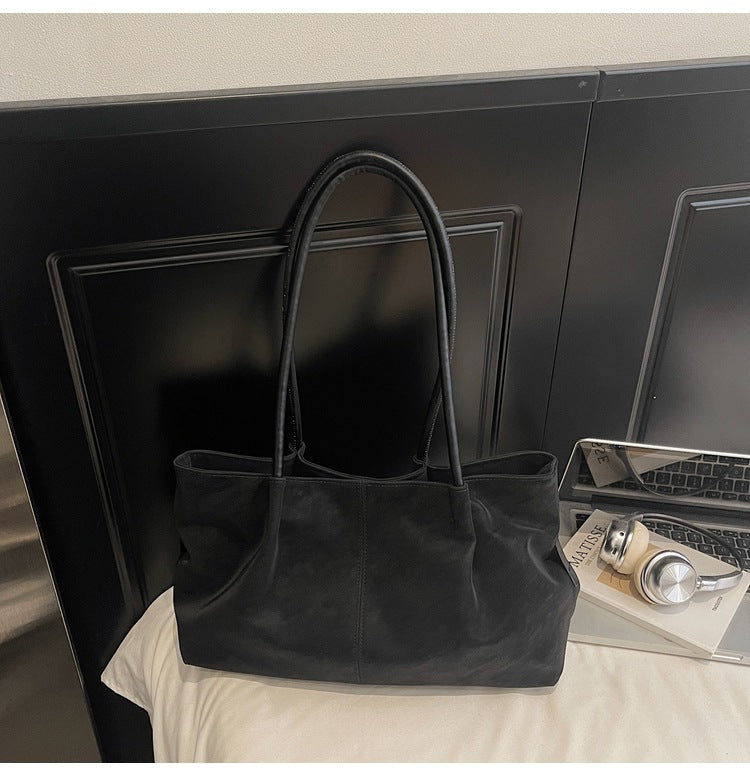 CONCORDIA URBAN (Concordia) – Winter Suede Large Capacity Tote Bag