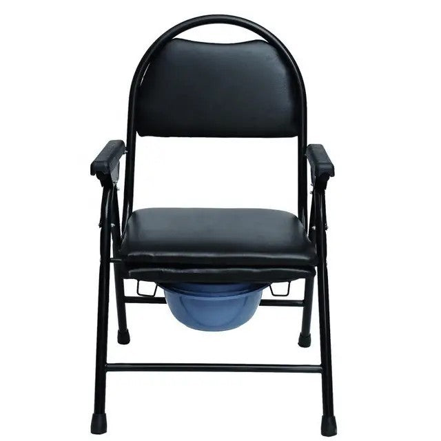 Foldable Portable Toilet Chair – Elderly & Disability Support Seat
