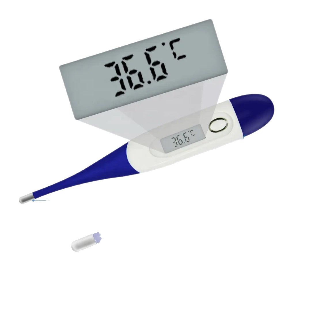 Soft-tip digital thermometer G3 designed for safe and accurate temperature measurement underarm and oral use — ideal for children and medical settings.