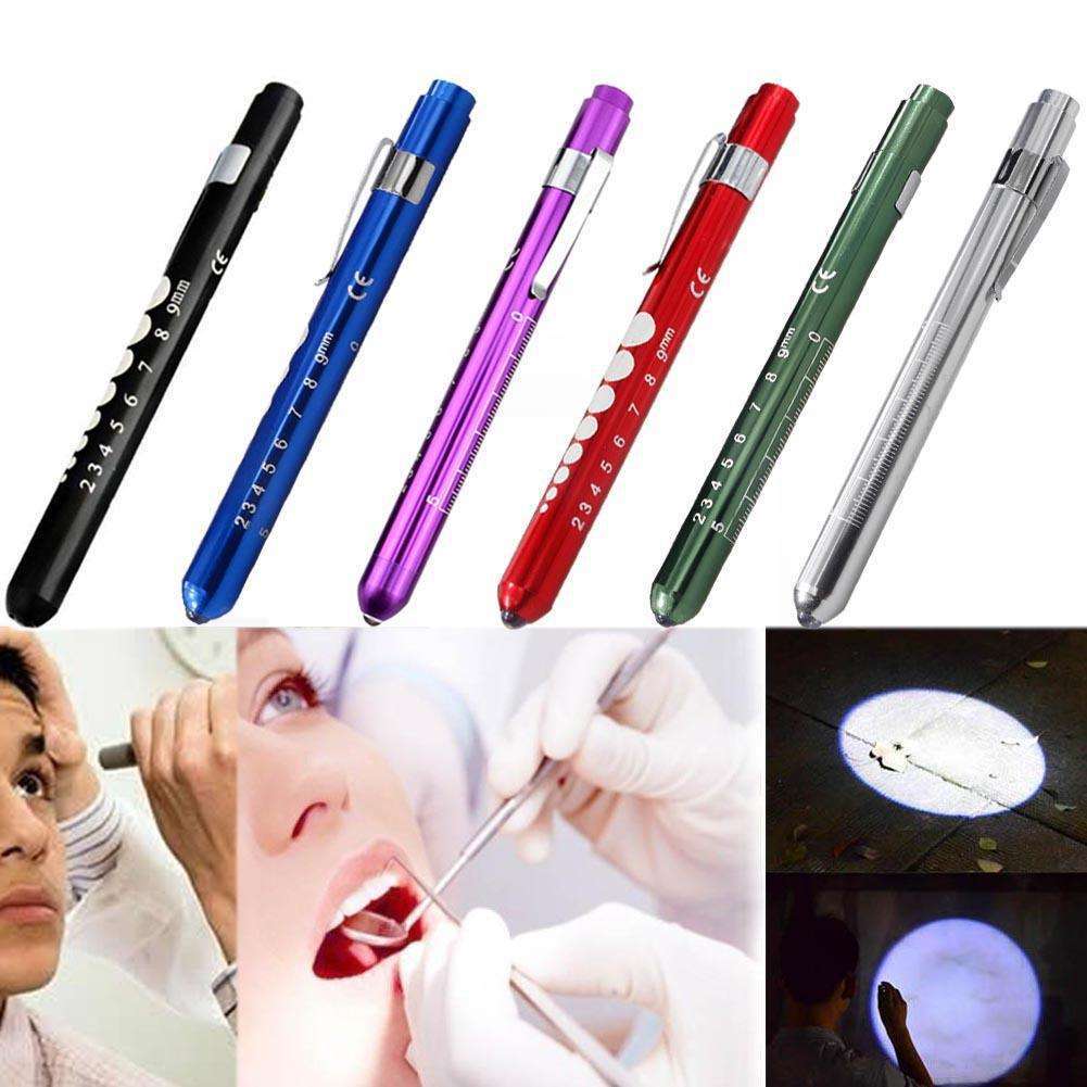 Professional LED medical pen light for examinations and diagnostics. Ideal for doctors, nurses, clinical students, and emergency responders.