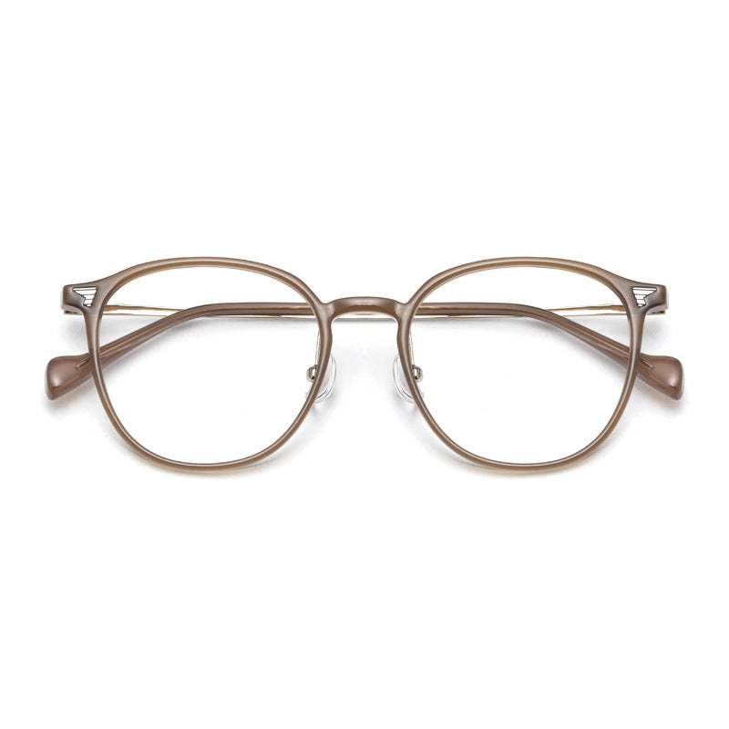 Rhea Retro Oval Blue-Light Prescription Glasses
