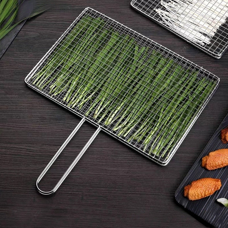 Stainless Steel 22×35cm Premium BBQ Grilling Tool – Thickened & Enriched