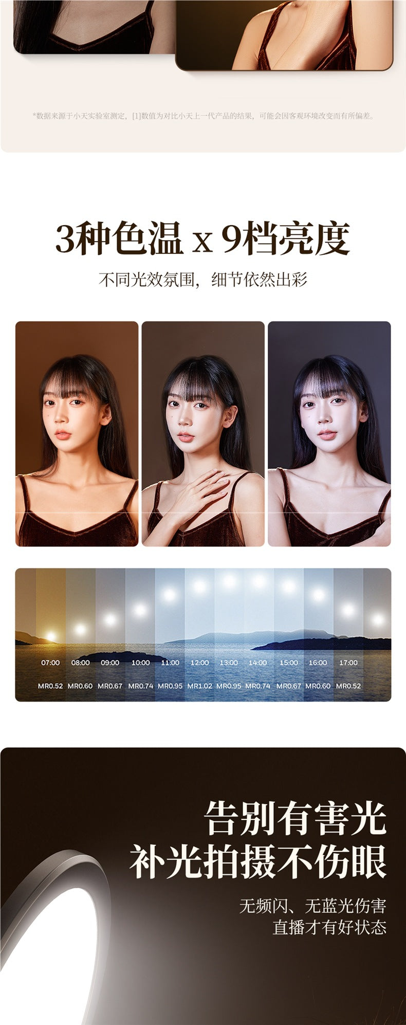 K16 Professional Soft Light Fill Lamp for Live Streaming