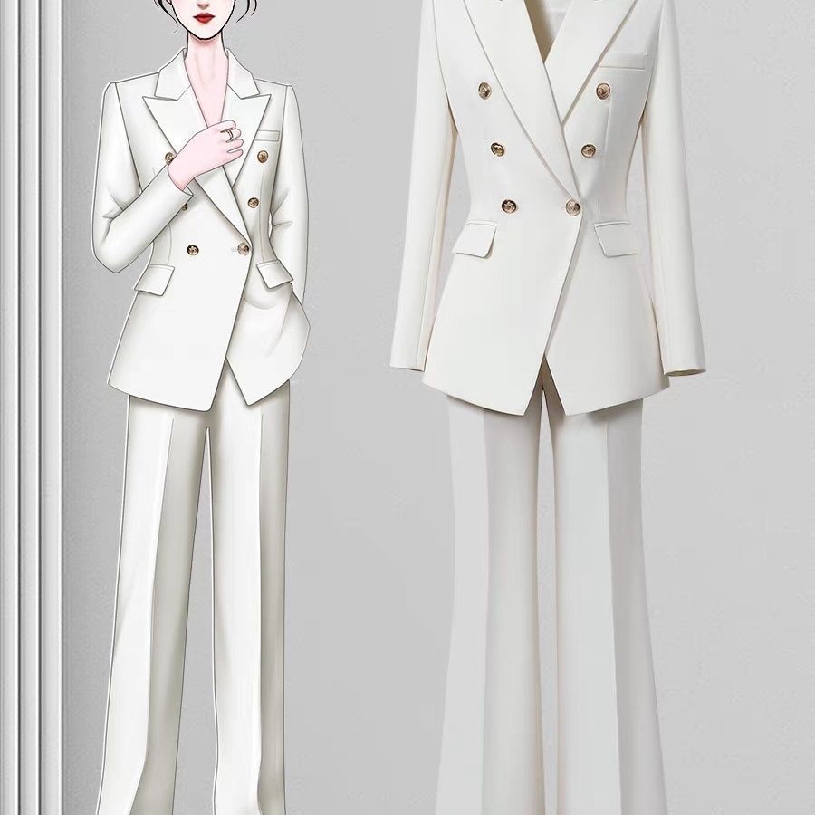 Minerva Luxe Tailored Two-Piece Suit Set – Spring/Autumn Edition