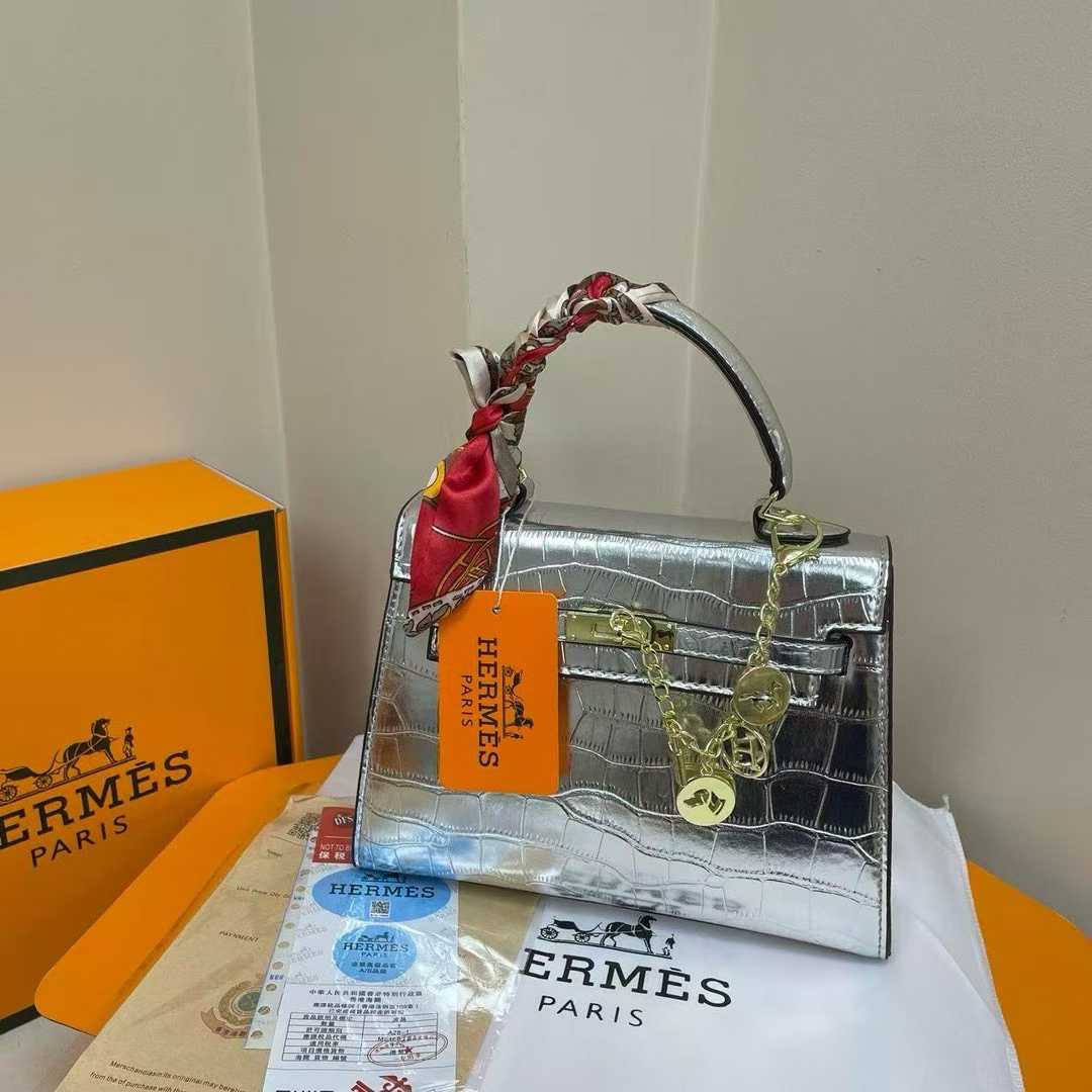 Fauna Stone-Pattern Kelly Bag – Large-Capacity Birkin Style Shoulder & Crossbody Bag