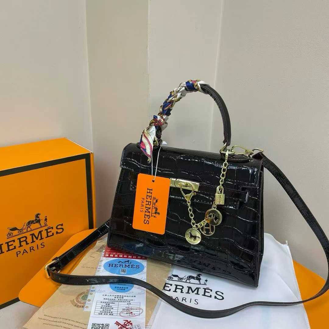 Fauna Stone-Pattern Kelly Bag – Large-Capacity Birkin Style Shoulder & Crossbody Bag