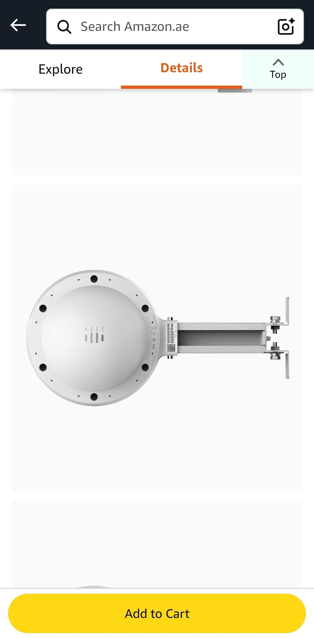 Ruijie Reyee RG-RAP6262(G) Wi-Fi 6 Outdoor Access Point