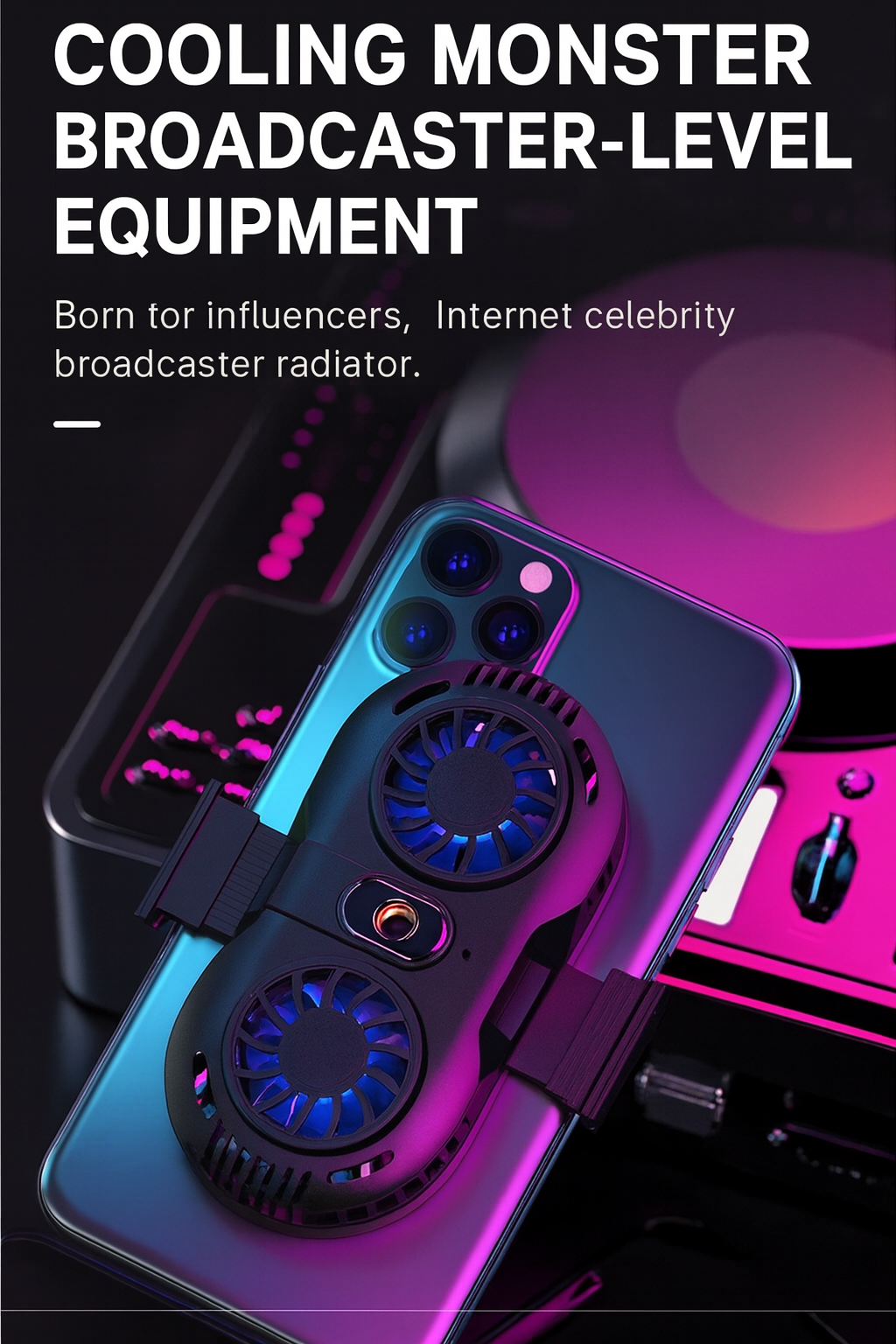 MT-X2 Semiconductor Mobile Phone Cooling Back Clip