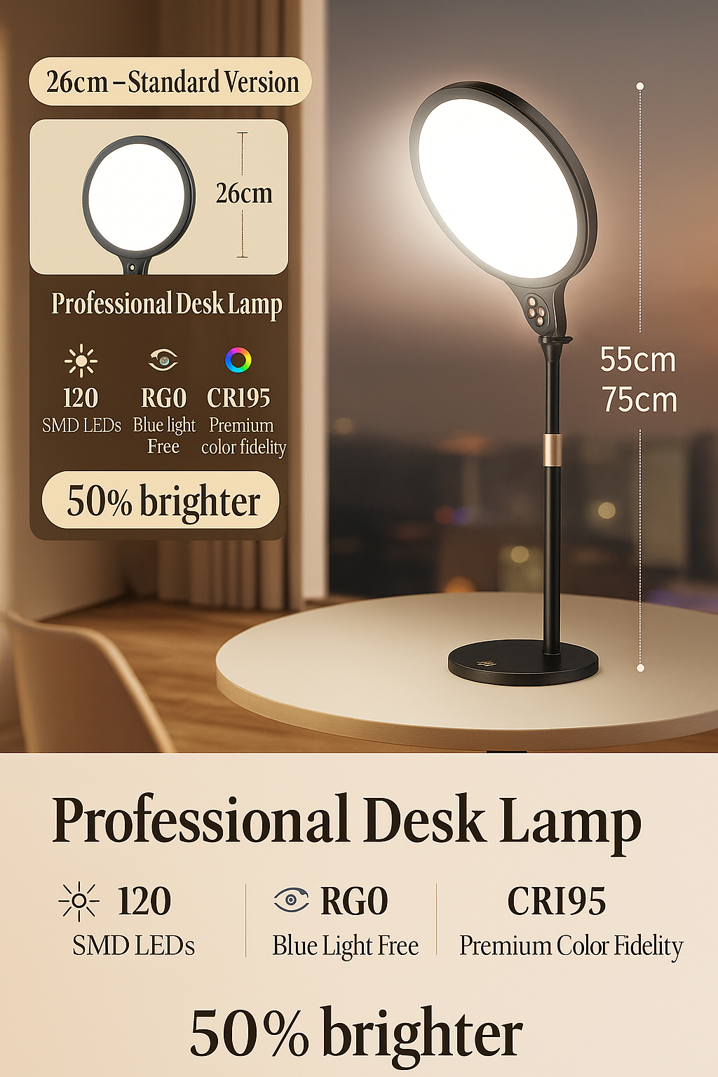K16 Professional Soft Light Fill Lamp for Live Streaming