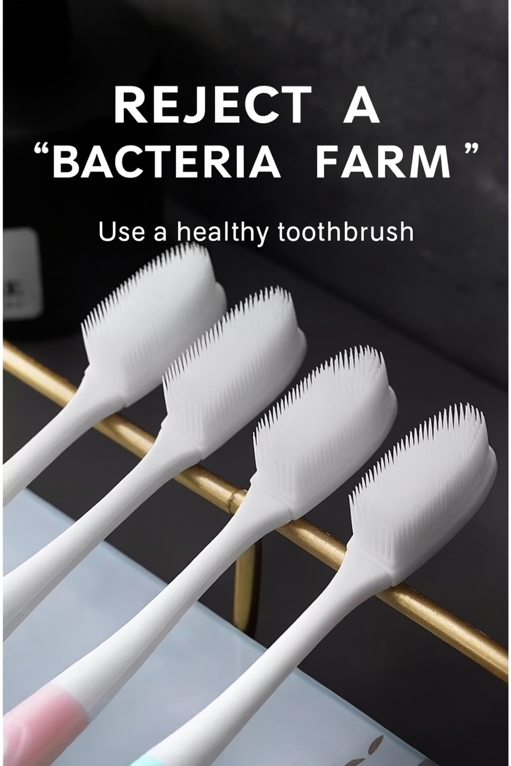 Jihui Ultra-Soft Silicone Nano Toothbrush – Gum Protection Adult Brush